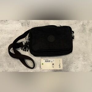 EUC - Kipling Abanu Crossbody Bag - Black Noir